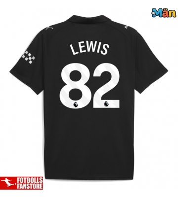 Manchester City Rico Lewis #82 Bortatröja 2025-26 Kortärmad